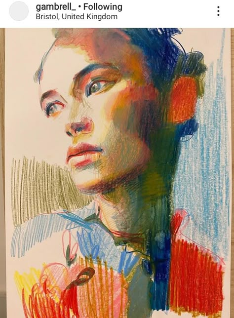 Colour Art, Pastel Sec, Lovely Photo, Pastel Portraits, Watercolor Lessons, Color Pencils, Colorful Portrait, A Level Art, Fashion Illustrator