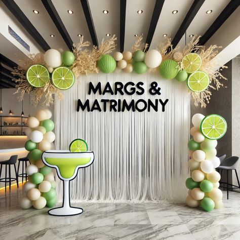 🍹✨ Raise a glass to the Margs & Matrimony vibes! 🍸💍 This fiesta-inspired bachelorette party design is serving up margaritas, limes, and love! Perfect for celebrating the bride-to-be with a splash of style and fun. 🥳  Plan the ultimate bachelorette bash in Las Vegas with Bach Strategy! 🎉 Let us turn your vision into an unforgettable celebration. Book your custom party today at www.bachstrat.com.  #VegasBachelorette #BacheloretteWeekend #BridalInspo #Bachelorette #BacheloretteThemes #Bach Bachelorette Margs And Matrimony, Margarita Veil Bachelorette, Margarita Theme Party Ideas, Margarita Bachelorette Theme, Margs & Matrimony Bachelorette Theme, Margs Bachelorette Theme, Margs And Matrimony Bridal Shower Ideas, Margs And Matrimony Bachelorette Themes, Margarita Themed Bachelorette Party