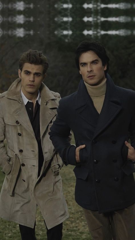 Damon And Stefan Salvatore, Salvatore Brothers, The Salvatore Brothers, Ian Somerhalder Vampire Diaries, Vampire Diaries Poster, Damon Salvatore Vampire Diaries, The Vampire Diaries 3, Vampire Diaries Movie, Damon And Stefan