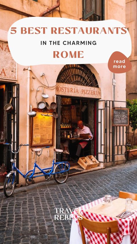 What To Eat In Rome, Best Restaurants In Italy, Rome Food Guide, Best Food In Rome Italy, Best Breakfast In Rome Italy, Breakfast In Rome Italy, Best Restaurants In Rome Italy, Where To Eat In Rome Italy, Rome Italy Restaurants