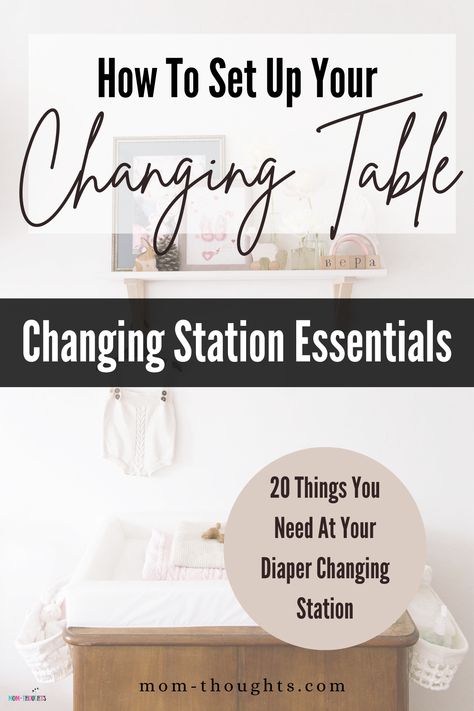 Diaper Changing Station Organization, Changing Station Essentials, Changing Table Essentials, Nursery Changing Station, Feeding Baby Solids, Prepare For Baby, Changing Table Organization, Diaper Station, Nursery Changing Table