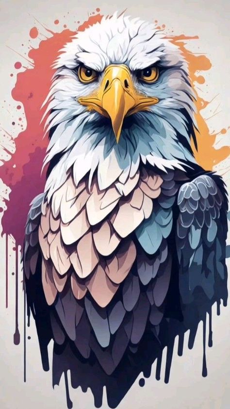 Eagle Graffiti, America Flag Wallpaper, Rasta Art, Eagle Artwork, Wild Animal Wallpaper, Eagle Drawing, Ear Tattoo Ideas, Eagle Painting, Ear Tattoos