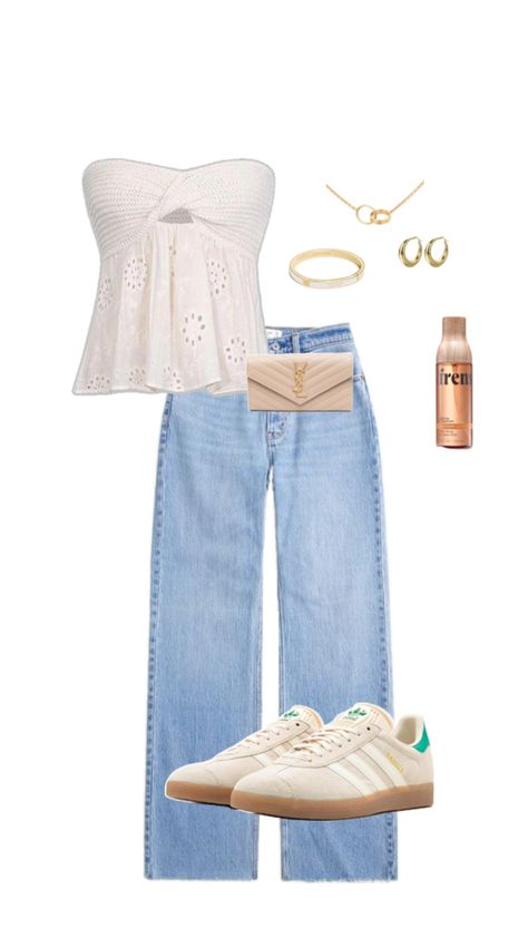 outfit inspo 🩷   tags: #outfitcollage #summeroutfit #creamoutfit #beachoutfit Simple Outfits Aesthetic, Outfit Ideas Layout, Outfit Ideas Cute, Outfit Ideas For School, Outfit Ideas Aesthetic, Sense Of Taste, Outfit Ideas Summer, Aesthetic Outfit Ideas, Summer Outfit Ideas