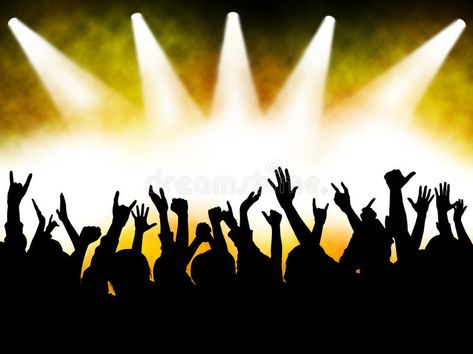 Concert crowd. Hands at the concert, silhouettes against stage lighting , #SPONSORED, #Hands, #crowd, #Concert, #concert, #lighting #ad Ticket Drawing, Crowd Drawing, Concert Crowd, Concert Lights, Flat Design Illustration, Hands In The Air, Travel Drawing, Hand Pictures, The Concert