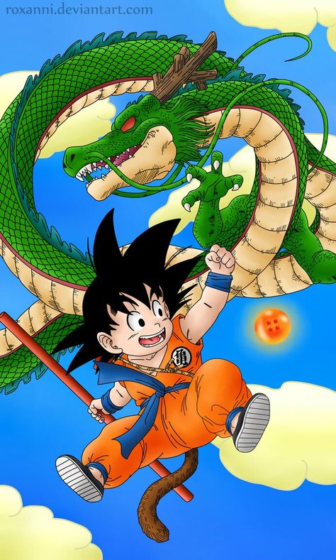 Kid Goku Pfp, Goku And Shenron, Dragon Ball Drawing, Goku Pfp, Dragon Wallpaper Iphone, Kid Goku, Goku Wallpaper, Ball Drawing, Dragon Ball Art Goku