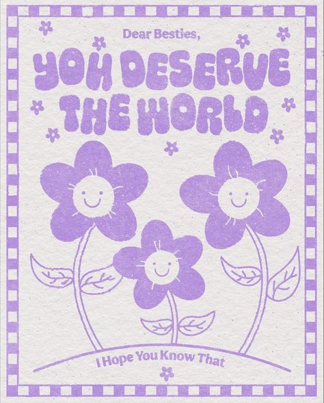 Printable Wall Collage, Photo Polaroid, Pastel Poster, You Deserve The World, Bedroom Wall Collage, I Hope You Know, Purple Walls, Picture Collage Wall, A4 Poster