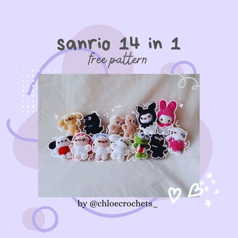 Hello Kitty Crochet, My Fault, Crochet Amigurumi Free Patterns, Crochet Amigurumi Free, Fun Crochet Projects, Plush Pattern, Crochet Lovers, Crochet Keychain, Worth The Wait