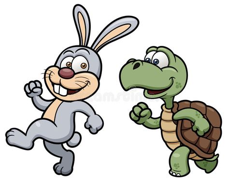 Cartoon Rabbit and turtle. Vector illustration of Cartoon Rabbit and turtle , #AFF, #Rabbit, #Cartoon, #turtle, #illustration, #Vector #ad Van Cartoon, Rabbit And Tortoise, Cartoon Baby Animals, Cute Turtle Drawings, Hare Drawing, Rabbit Artwork, Rabbit Wallpaper, Cartoon Turtle, Rabbit Drawing