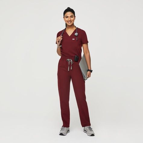 Figs Scrubs Outfit, Stylish Scrubs, Scrubs Outfit, Figs Scrubs, Trouser Pocket, Medical Scrubs, Style And Grace, Scrub Pants, Polished Look