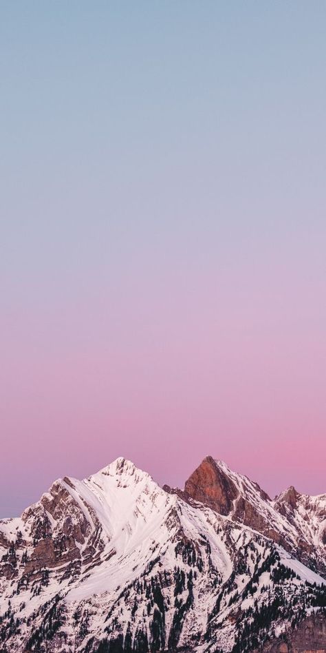 January Wallpaper, Mountains Aesthetic, Pink Mountains, Mountain Wallpaper, Winter Wallpaper, Backgrounds Phone Wallpapers, Green Landscape, Iphone Background Wallpaper, Winter Landscape