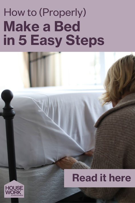 How to (Properly) Make a Bed in 5 Easy Steps Hospital Corners, Making A Bed, Make A Bed, Laundry Stripping, Clean Bed, Bed Making, Bed In Corner, House Work, Bed Rest