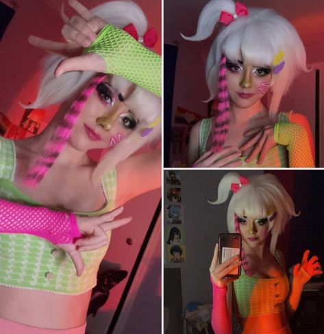 Glam Rock Chica Cosplay, Glamrock Bonnie Cosplay, Security Breach Cosplay, Glamrock Chica Cosplay, Fnaf Room, Chica Cosplay, Fnaf Cosplays, Scene Inspiration, Glamrock Chica