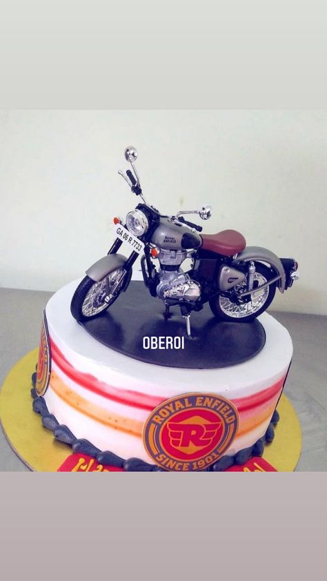 Royal Enfield Cake Designs, Royal Enfield Cake Ideas, Birthday Cake For Brother Funny, Happy Birthday Brother Cake, Birthday Cake For Brother, Happy Birthday Brother Quotes, Bike Cakes, Lego Birthday Cake, Bullet Bike Royal Enfield