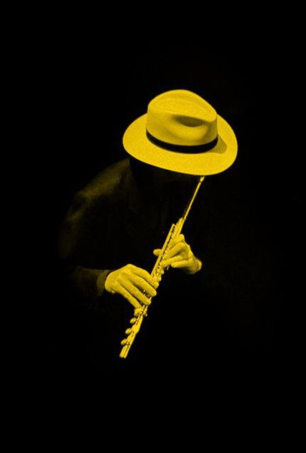 Black & Yellow Arte Jazz, I'm With The Band, Wearing A Hat, Foto Art, Black White Photos, Music Photography, Bw Photo, White Photos, Black N White