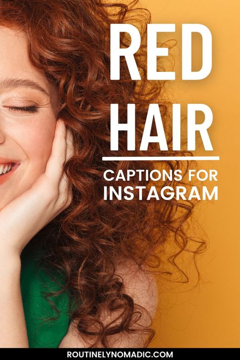 Person with red hair captions for Instagram Copper Hair Quotes Instagram, Red Hair Ig Captions, Redhead Captions For Instagram, Ginger Hair Captions Instagram, Copper Hair Quotes, Red Hair Quotes Sassy, Red Hair Instagram Captions, Red Head Captions Instagram, Copper Hair Captions Instagram