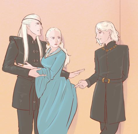 Aemond And Helaena, Targaryen Art, George Rr Martin, Game Of Thrones Funny, Games Of Thrones, Iron Throne, House Targaryen, Game Of Thrones Houses, Royal House