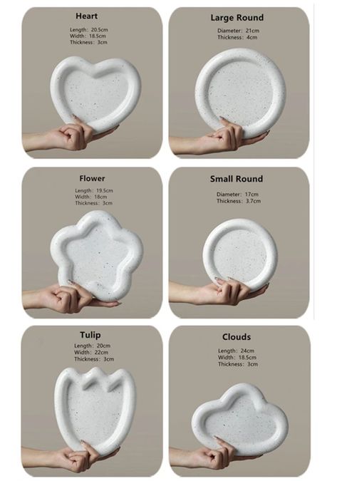 Clay Project Ideas, Clay Tray, Ceramic Dessert, Clay Plates, Diy Air Dry Clay, Air Dry Clay Projects, Ring Display, Display Jewelry, Clay Diy Projects