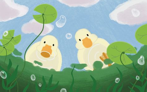 Wallpaper | macbook wallpaper | cute wallpaper | wallpaper aesthetic | wallpapers | wallpaper pc | wallpaper anime | wallpaper art | illustration | draw | drawing | procreate | easy procreate drawings | procreate drawing | drawing #procreate #wallpaper #macbook #aesthetic #duck #recreated #recreations #illustration #drawing #draw #duckies #procreate 1366x768 Wallpaper Hd, Whats Wallpaper, Duck Wallpaper, Frog Wallpaper, Laptop Wallpaper Desktop Wallpapers, Cute Wallpapers For Ipad, Images Kawaii, Cute Laptop Wallpaper, Desktop Wallpaper Art