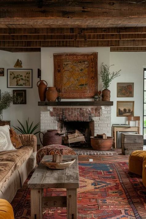 Hacienda Living Room, Mexican Style Living Room, Mexican Living Room, Spanish Living Room, Western Living Room, Boho Living Room Ideas, Spanish Home Decor, Cabin Living Room, Tropical Boho