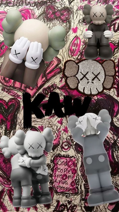 Pink Hello Kitty Wallpaper Iphone, Bape Wallpaper Iphone, Kaws Iphone Wallpaper, Pretty Wallpaper Ipad, Kaws Wallpaper, Pink Wallpaper Hello Kitty, Trippy Iphone Wallpaper, Iphone Wallpaper For Guys, Cute Wallpapers For Ipad