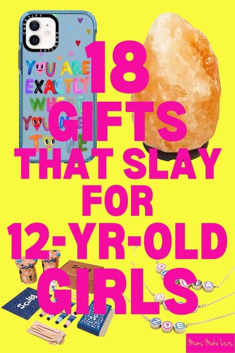 Best Gifts for 12-Year-Old Girls: Birthday Ideas They’ll Love in 2023 Wish List For Teens, Teen Presents, Custom Gift Ideas, Teen Christmas Gifts, Christmas Gifts For Teen Girls, Birthday Basket, Birthday Gifts For Teens, Cute Birthday Gift, Presents For Girls