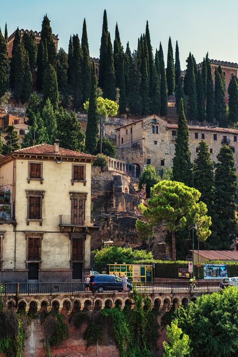 breathtakingdestinations:   	Verona - Italy (by Garen Meguerian) Verona Italy, Italy Aesthetic, Watercolor Ideas, Cafe Shop, Northern Italy, Portsmouth, Pretty Places, Places Around The World, Travel Aesthetic