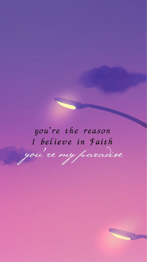 You're the reason , i believe in faith . You're my paradise - Jaymes Young ❤️ This song is Amazing ☘️ #wallpaper #cutewallpaper #Song #quote #dailyquote #love #relationship Good Vibes Wallpaper, Amazing Wallpaper, Vibes Wallpaper, Love Relationship, Cool Lyrics, Daily Quotes, Good Vibes, Cute Wallpapers, Phone Wallpaper