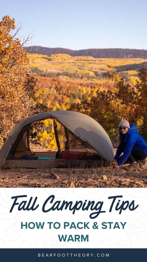 Cooler temps and fewer crowds make fall one of the best seasons for camping. Get prepared and stay warm with these fall camping tips. Campfire Meals, Camping Cooler, How To Stay Warm, Outdoor Skills, Rv Camping Tips, Tent Campers, Fall Camping, Family Camping Trip, Backpacking Tips