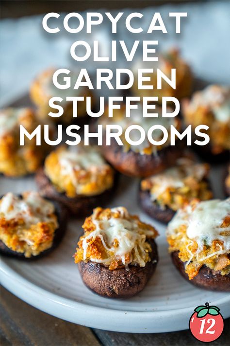 Pioneer Woman Stuffed Mushrooms, Stuffed Mushrooms Pioneer Woman, Brie Stuffed Mushrooms, Olive Garden Stuffed Mushrooms, Stuffed Mushroom Recipe, Munchies Snacks, Copycat Olive Garden, Tomatoes Recipes, Dinner Favorites