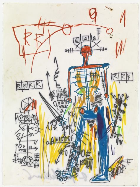 Jean-Michel Basquiat. Untitled. (1982) | MoMA House Bar Decor, Paris Drawings, Basquiat Untitled, Michael Basquiat, Jean Basquiat, Kraft Paper Art, Jm Basquiat, Jean Michel Basquiat Art, Basquiat Paintings