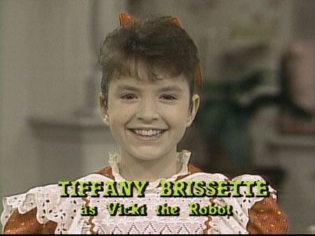 Vicki The Robot was played by Tiffany Brissette. Description from moviefancentral.com. I searched for this on bing.com/images Kickin It Old School, 80 Tv Shows, 90s Memories, Small Wonder, 90s Childhood, The Robot, I Remember When, Childhood Toys, Old Tv