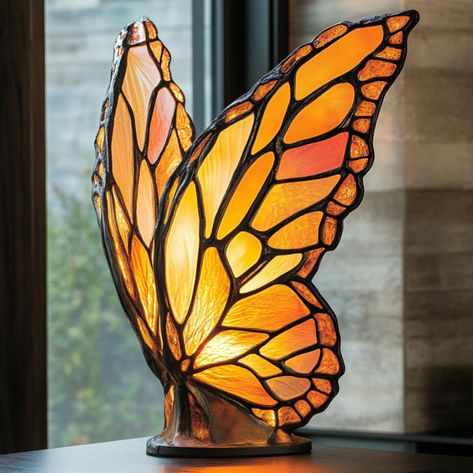 Say hello to the Monarch Butterfly lamp, a staple for any household. If you want to connect with the serenity of nature from the comfort of your home, here’s your chance! This lamp not only focusses in design and style, but also spotlights conservation and forestry. It’s never been easier to become a butterfly mom while also staying indoors - get yours now 🩵 Butterfly Lamp, Butterfly Light, Butterfly Lighting, Art Glass Lamp, The Monarch, Light Night, Get Yours Now, Monarch Butterfly, A Butterfly