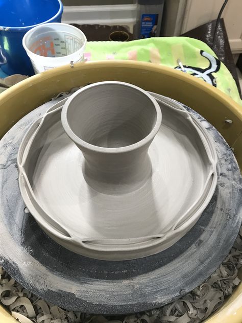 Wheel thrown Pottery cake plate Pottery Cake Plate, Wheel Thrown Pottery Ideas, Thrown Pottery Ideas, Wedding Cake Plate, Throwing Pottery, Pottery Class Ideas, Pottery Kitchen, Pedestal Cake Plate, Ceramic Forms