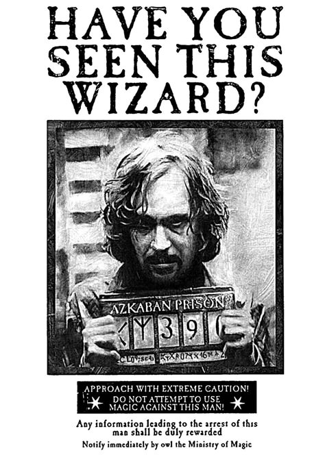 Sirius_Black_Wanted_Poster Harry Potter Wanted Poster, Photo Harry Potter, Harry Potter Dvd, Poster Harry Potter, Harry Potter Sirius, Imprimibles Harry Potter, Wanted Movie, Cumpleaños Harry Potter, Harry Potter Printables