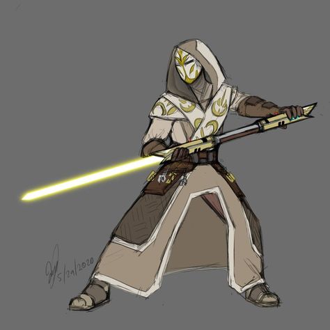 Jedi Temple Guard, Temple Guard, Star Wars Design, Star Wars Characters Pictures, Star Wars Facts, Star Wars Drawings, Star Wars Concept Art, Star Wars Outfits, Star Wars Rpg