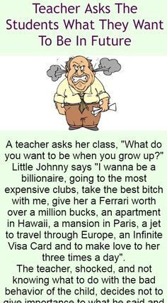 Teacher Asks The Students What They Want To Be In Future (Funny Story) - Humorous Story In English, Short Motivational Story In English, English Stories For Adults, Humorous Stories In English, Comedy Stories In English, Funny Poems For Adults, Funny Teacher Poems, Funny Stories In English, Funny Kids Stories