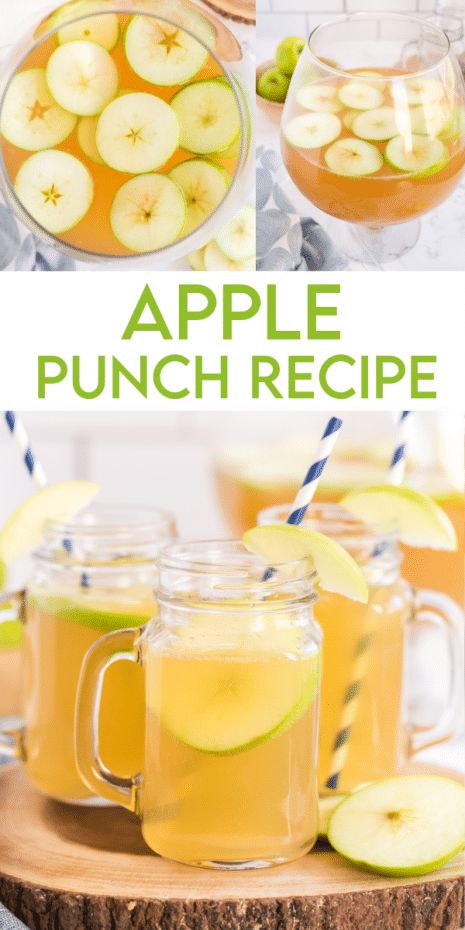 Thanksgiving Drinks Non Alcoholic, Apple Brunch, Apple Theme Parties, Fall Punch Recipes, Fall Punch, Apple Punch, Easy Party Drinks, Apple Party, Apple Birthday