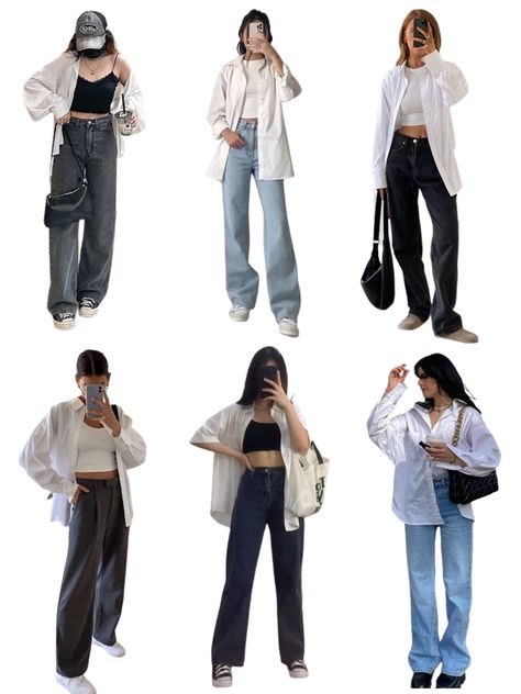 Overshirt Outfit, Outer Outfit, Inspiration Moodboard, Oversized White Shirt, Outfit Grunge, Shirt Oversize, Layering Outfits, Summer Day, Summer Days