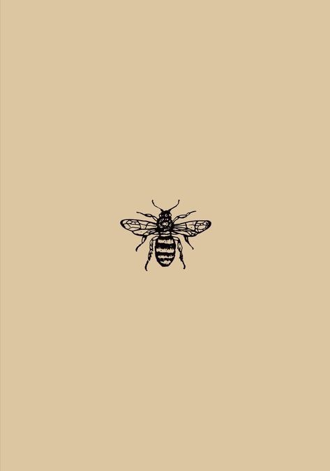 Bee Tattoo Design, Honey Bee Tattoo, Minimal Tattoo Ideas, Bee Icon, Tato Minimal, 12 Tattoos, Bee Logo, Iconic Wallpaper, Bee Tattoo