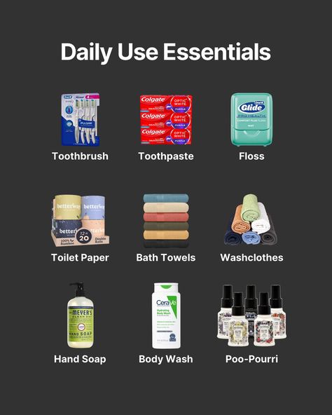 First Apartment Bathroom Essentials List🧻 🔗 Link to Bathroom Essentials in bio #apartment #apartmentdecor #firstapartment #bathroom #homedecor #interiordesigner #apartmenttour Bathroom Essentials List, First Apartment Bathroom, Apartment Bathroom Essentials, Apartment Essentials List, 2024 Bathroom, New Home Essentials, First Apartment Essentials, House Essentials, Apartment Tour