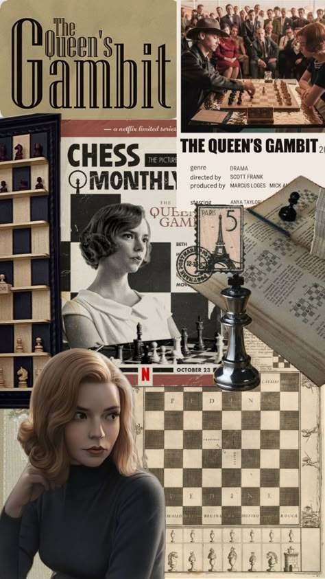 The Queen's Gambit Wallpaper, Queen's Gambit Wallpaper, The Queen's Gambit Aesthetic, Gambit Wallpaper, Queen's Gambit Aesthetic, Queens Gambit, Tinker Tailor Soldier Spy, Weird Photography, Chess Master