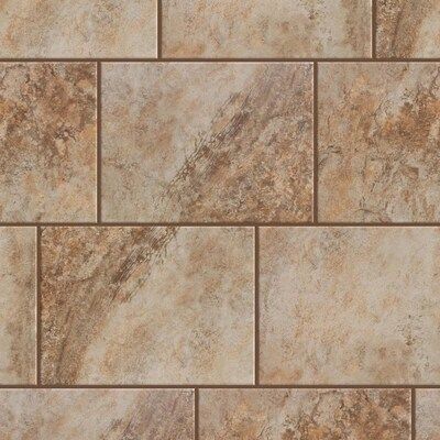 Style Selections Mesa Beige 9-in x 12-in Porcelain Tile (Common: 9-in x 12-in; Actual: 8.75-in x 11.75-in) at Lowes.com Beige Tile Bathroom, Kitchen Dark Cabinets, Tuscan Kitchen Ideas, 1950 House, Painting Baseboards, Granny Cottage, Backsplash Kitchen Dark Cabinets, Shop Tile, Stone Tile Flooring