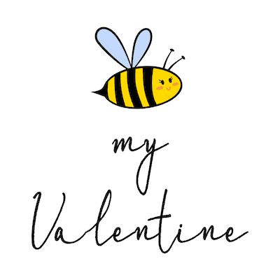 Printable Valentine Cards Bee My Valentine 5x5 Valentines Card Sayings, Bee Valentines Cards, Printable Valentine Cards For Kids, Free Printable Valentine Cards, Valentine Cards For Kids, Bee My Valentine, Free Printable Valentines Cards, Printable Valentine Cards, Bee Mine Valentine