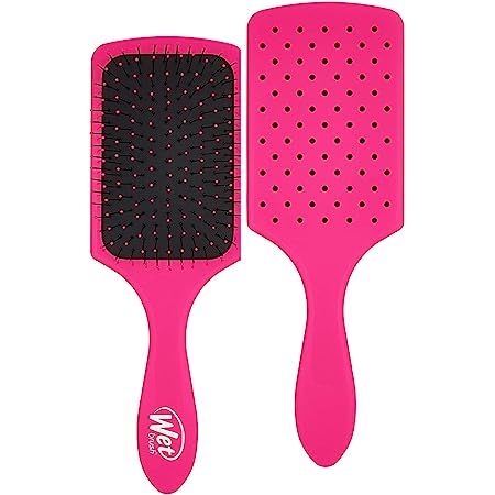 Wet Brush Wet Brush Pro Paddle Punchy Pink, 0.3 Pound Comb For Curly Hair, The Best Hair Products, Detangle Hair, Best Hair Products, Detangling Hair, Paddle Brush, Detangling Brush, Skin Essentials, Wet Brush