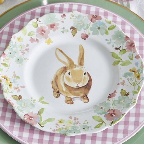 Egg Colors, Bunny Plates, Bowl Sets, Plates And Bowls Set, Easter Table Settings, Spring Tablescapes, Spring Fever, Coloring Easter Eggs, Bunny Ears