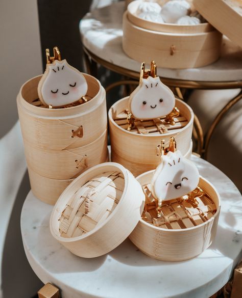 Dimsum Themed Birthday, Dumpling Party Decorations, Dumpling First Birthday Party, Dumpling Birthday Theme, Bao Bun Baby Shower Theme, Dumpling Decorations, Little Dumpling Birthday Party, Our Little Dumpling Baby Shower Theme, A Little Dumpling Is On The Way