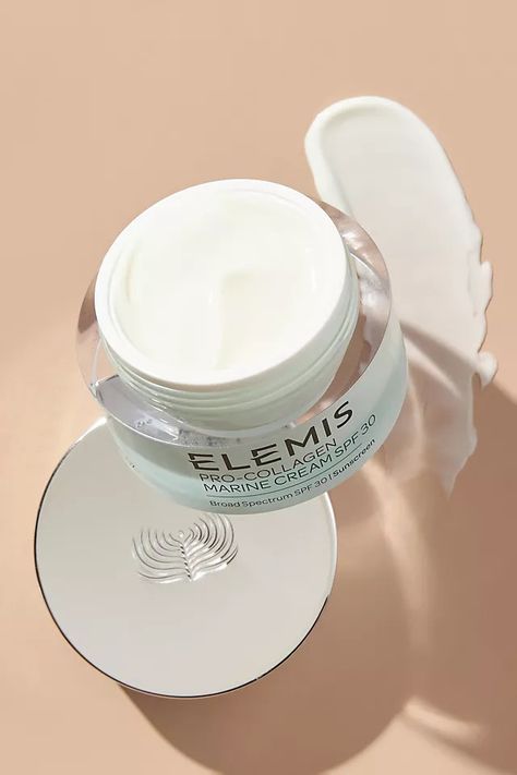 ELEMIS Pro-Collagen Marine Cream SPF 30 | Anthropologie Elemis Marine Cream, Cream Texture, Elemis Pro Collagen, Skin Care Serum, Beauty Gifts, Day Cream, Gel Cream, Skin Protection, Accessories Home