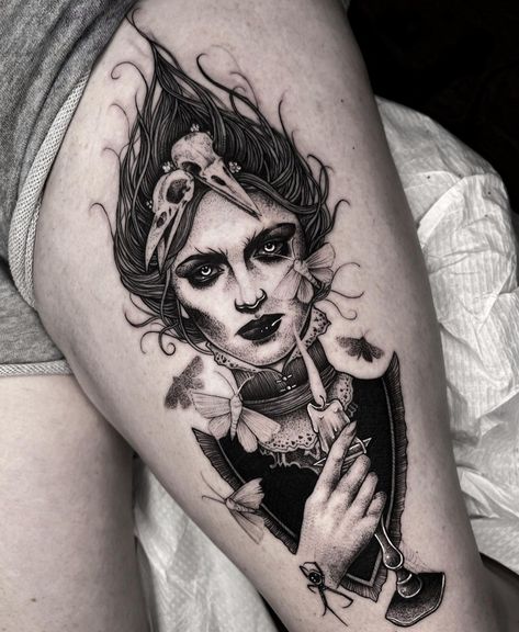 Vampire Tattoo, Totem Tattoo, Insect Tattoo, Witch Tattoo, Goddess Tattoo, Darkness Falls, Tattoo Graphic, Gothic Tattoo, Horror Tattoo