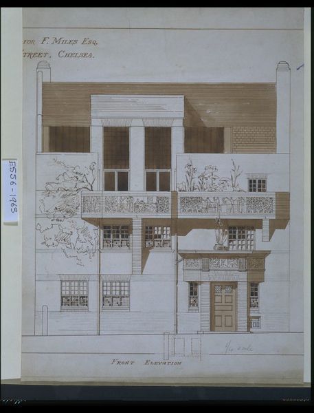 Drawing | Godwin, Edward William | V&A Search the Collections William Godwin, Architecture Collection, Colored Chalk, Artist Materials, Drawing Studies, Chalk Drawings, National Art, Drawing Images, Water Colour