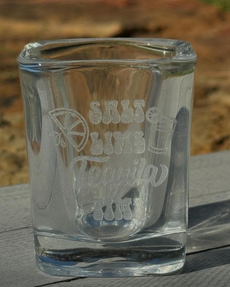 Laser engraved shot glass! Order yours! Laser Engraved, Laser Engraving, Shot Glass, Glass, Quick Saves